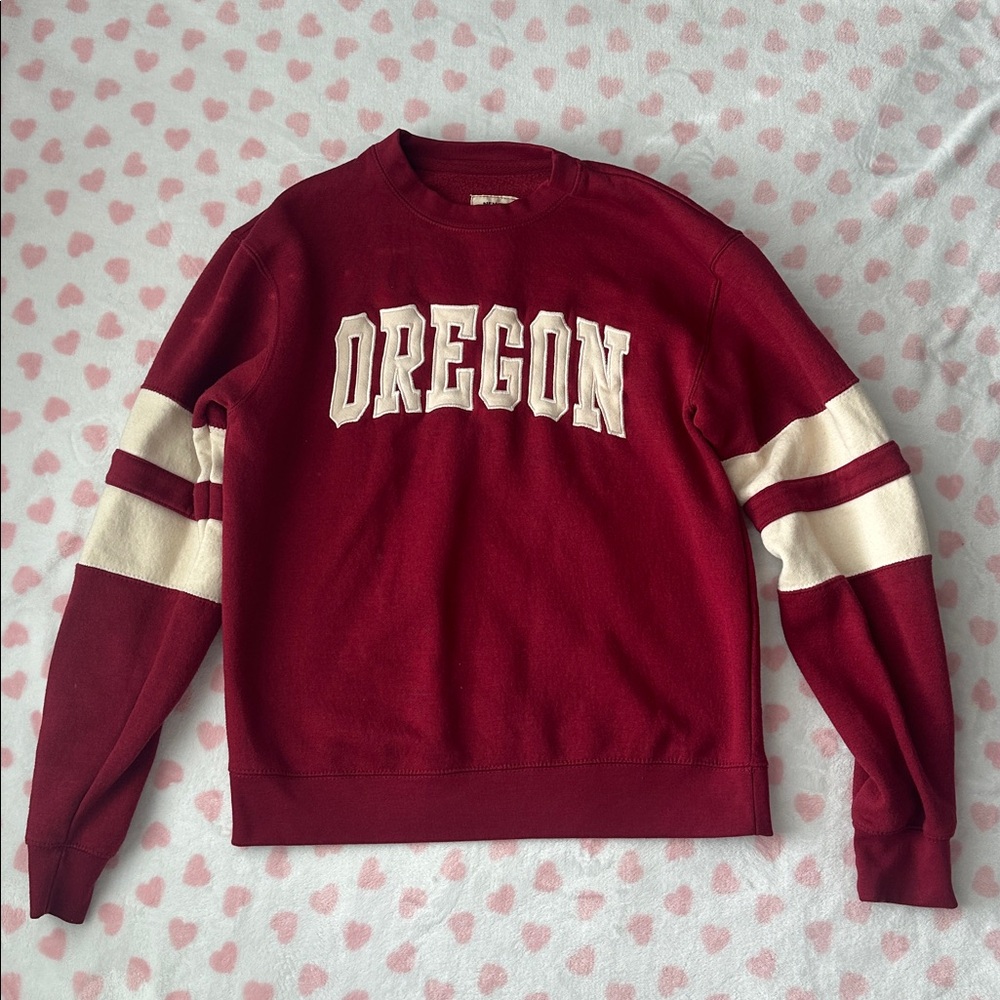 Maroon Oregon Sweater